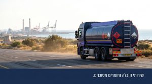 הובלת חומרים מסוכנים: המדריך המלא לתקנות, בטיחות ובחירת חברה