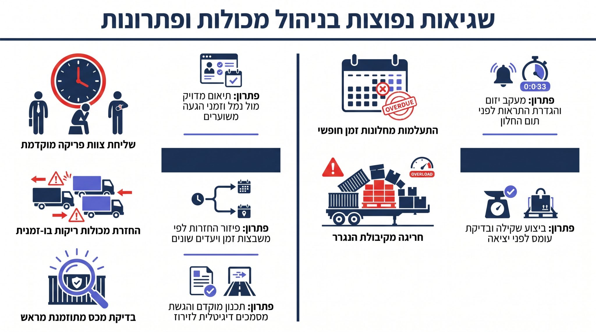 הטעויות הנפוצות שעולות ליבואן כסף בניהול מכולות ולוגיסטיקה